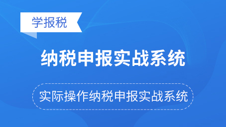 纳税申报实战系统